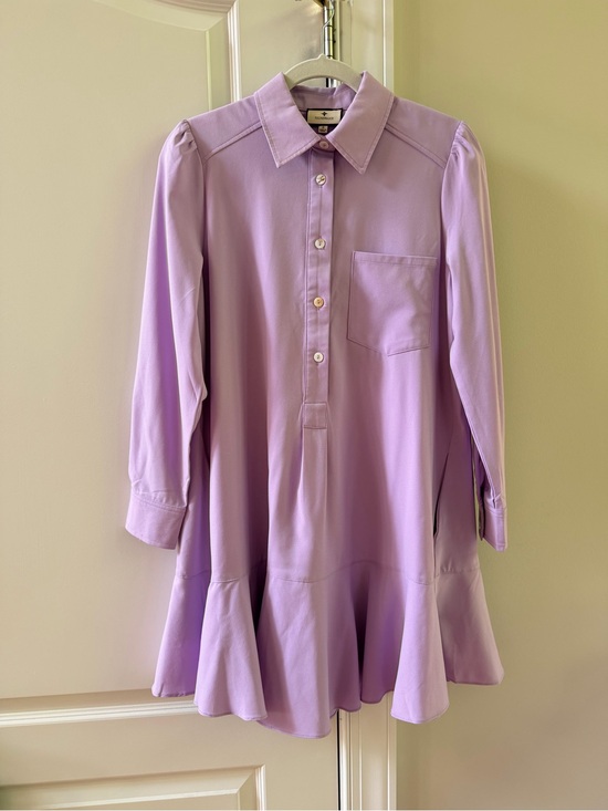 Tuckernuck Dresses & Skirts - Tuckernuck Lilac Crepe Callahan Shirt Dress
